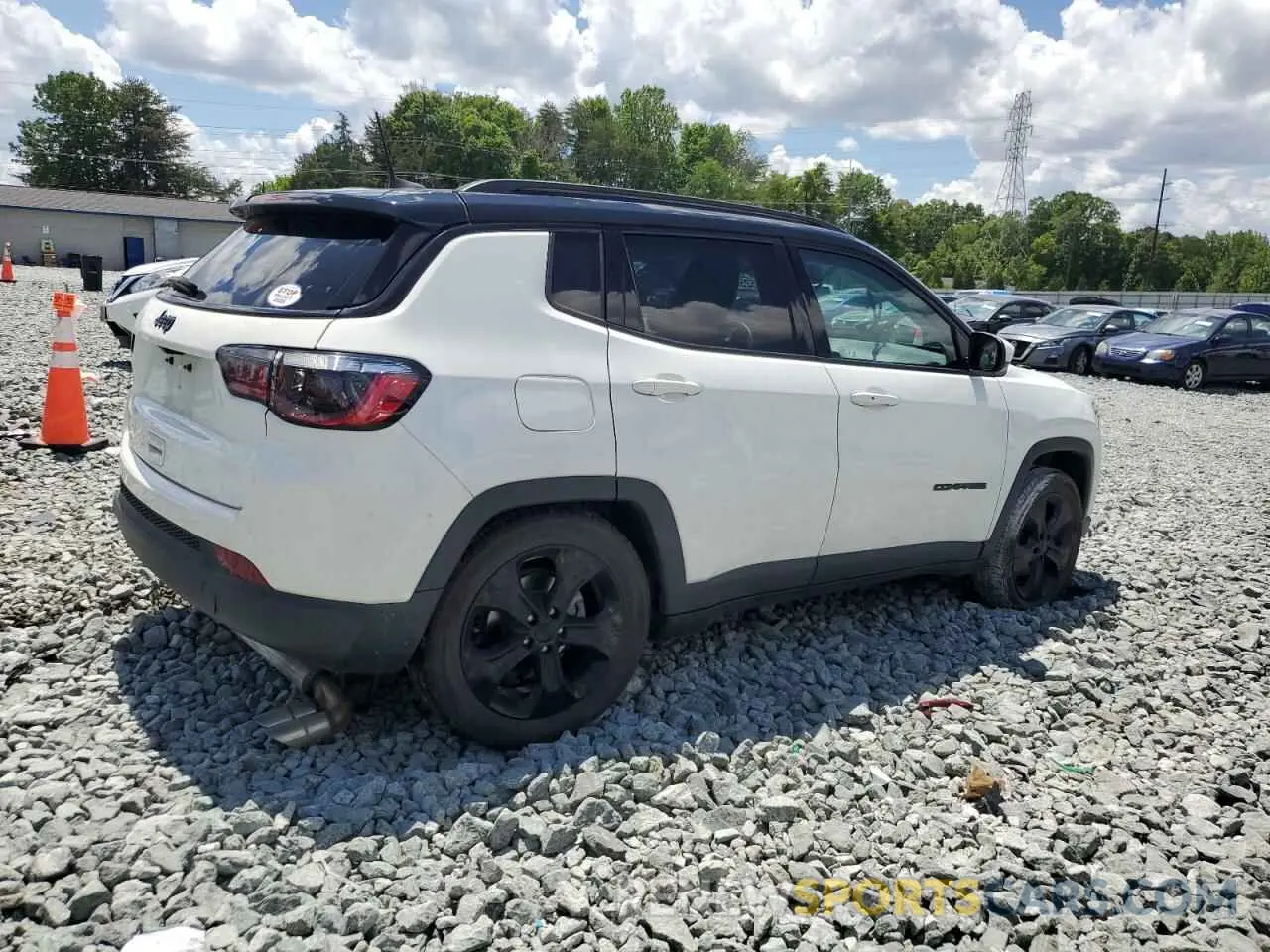 3 Photograph of a damaged car 3C4NJCBB4MT587380 JEEP COMPASS 2021