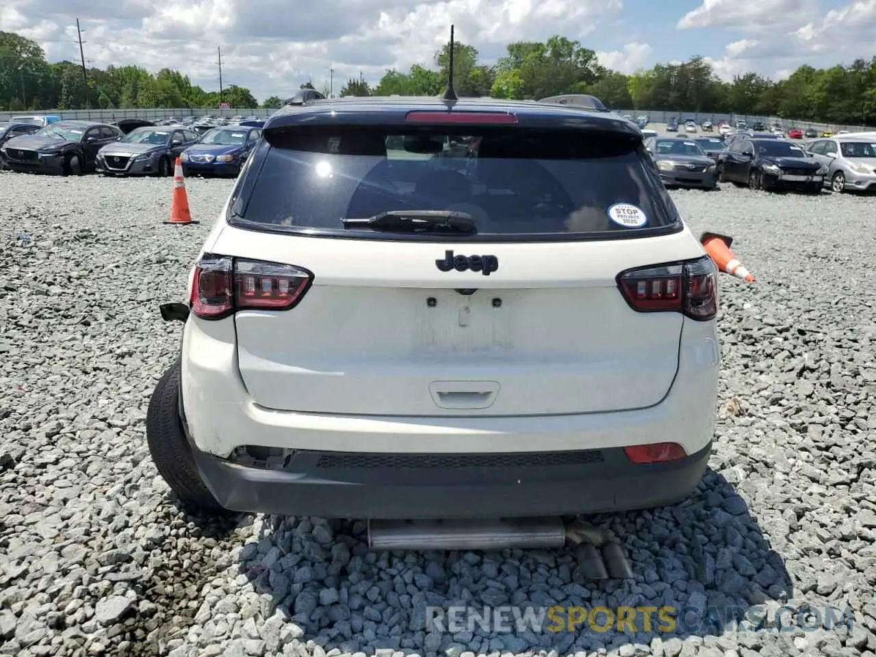 6 Photograph of a damaged car 3C4NJCBB4MT587380 JEEP COMPASS 2021