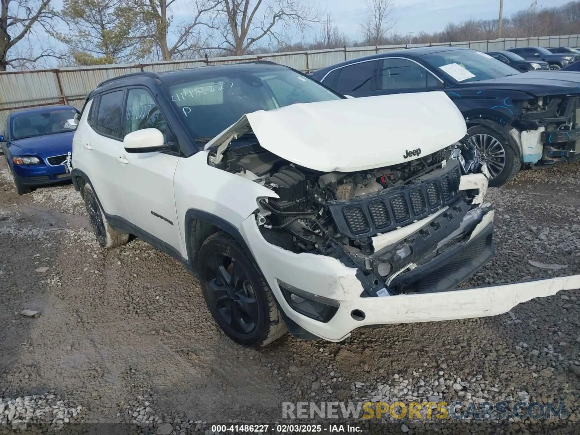 1 Photograph of a damaged car 3C4NJCBB4MT603884 JEEP COMPASS 2021