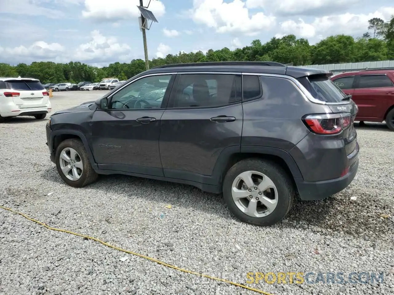 2 Photograph of a damaged car 3C4NJCBB4MT604629 JEEP COMPASS 2021