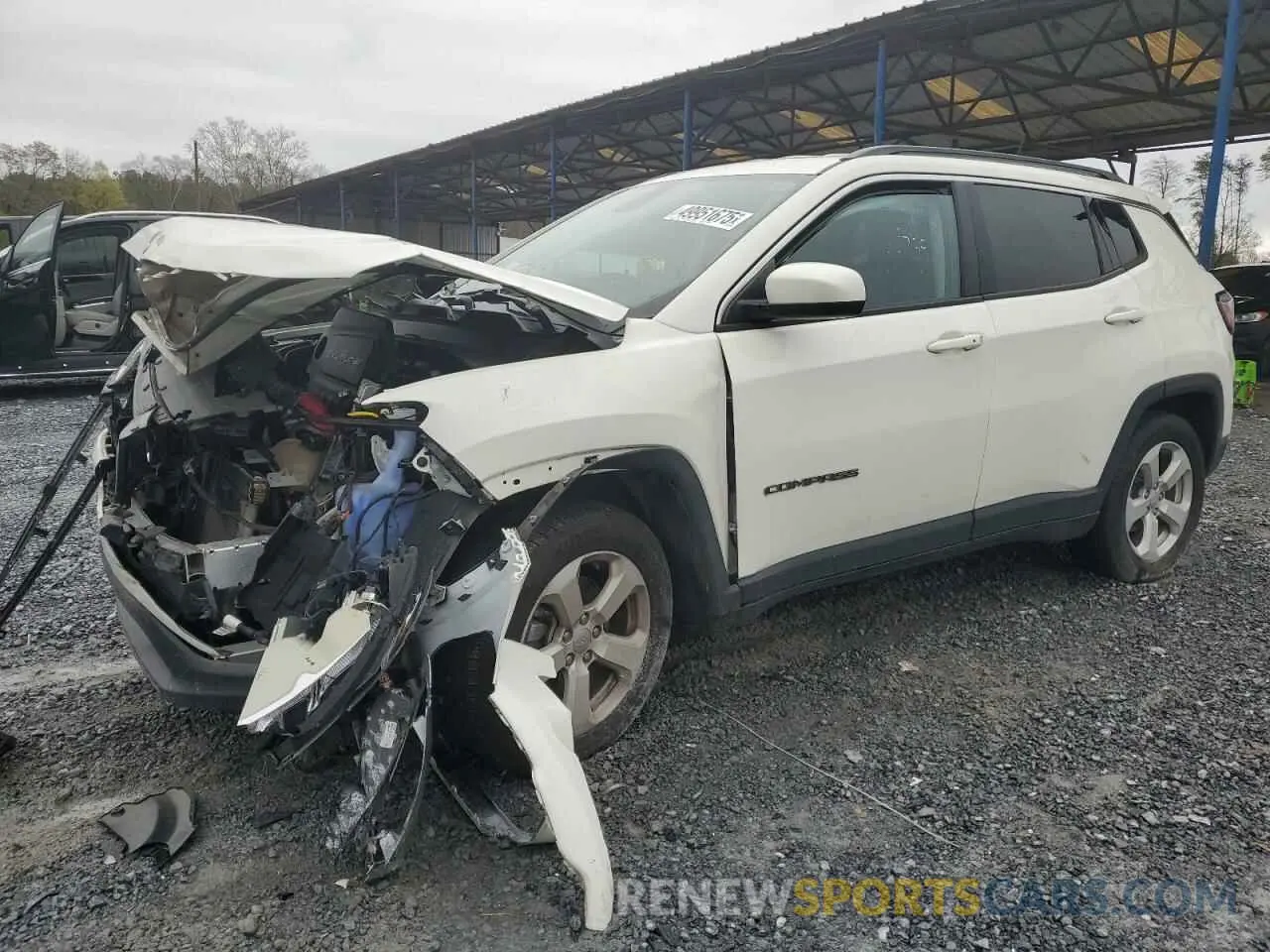 1 Photograph of a damaged car 3C4NJCBB5MT507990 JEEP COMPASS 2021
