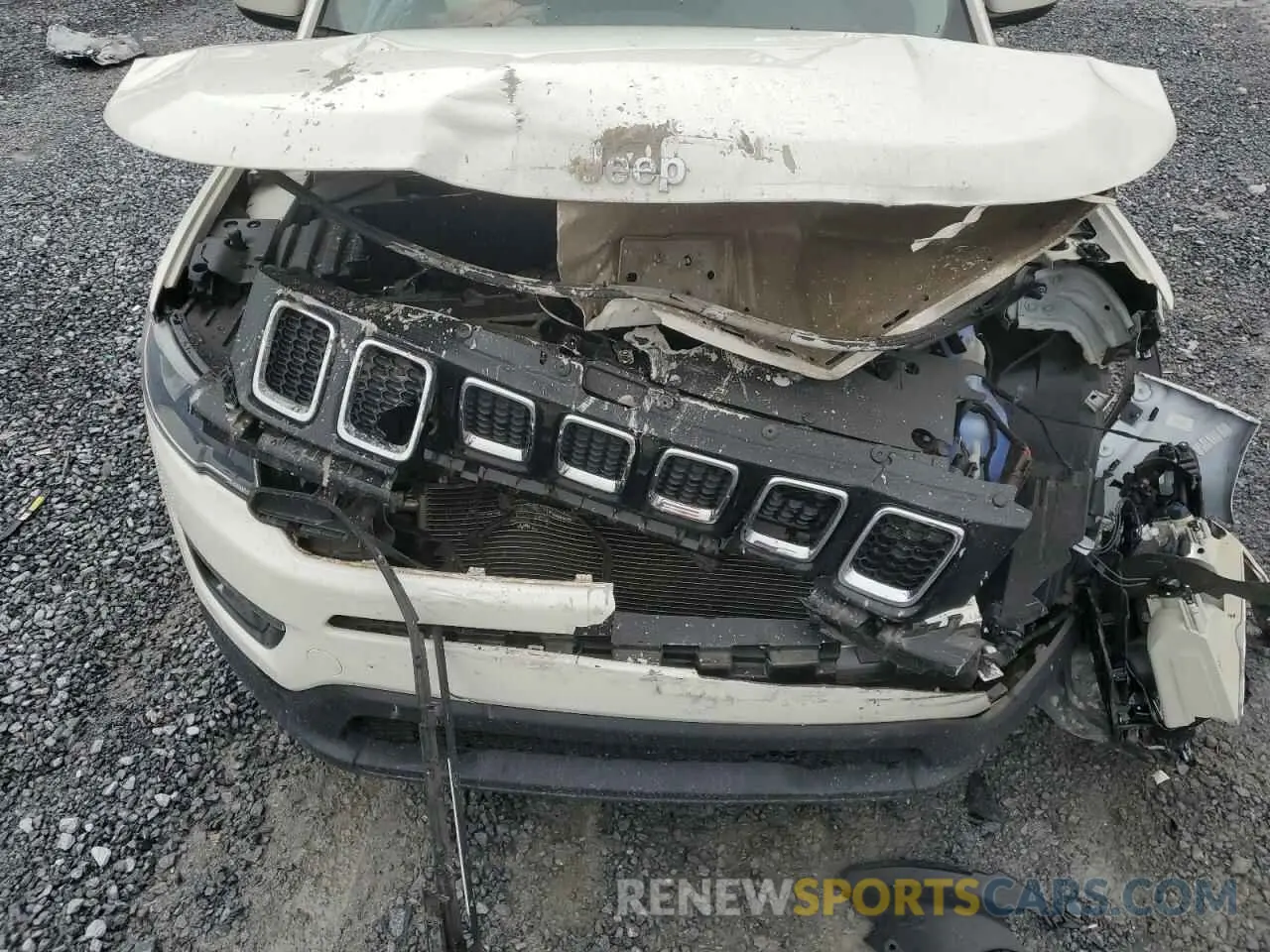 12 Photograph of a damaged car 3C4NJCBB5MT507990 JEEP COMPASS 2021
