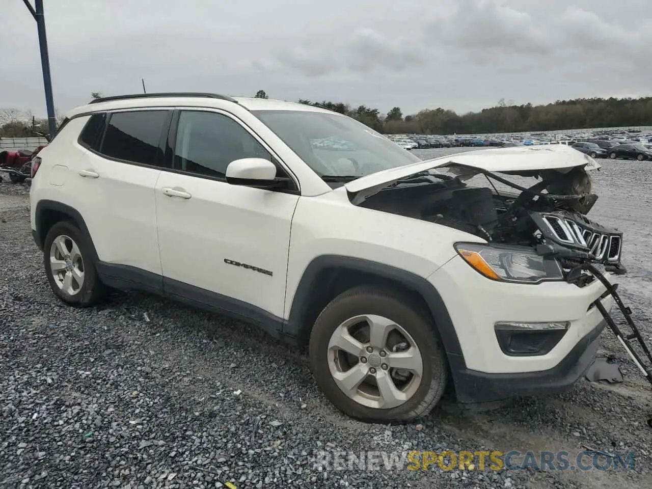 4 Photograph of a damaged car 3C4NJCBB5MT507990 JEEP COMPASS 2021