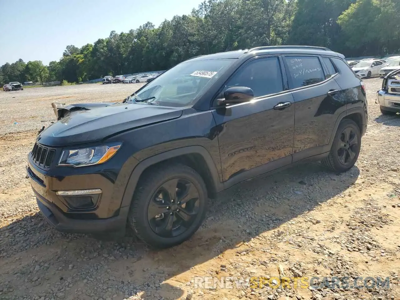 1 Photograph of a damaged car 3C4NJCBB5MT573763 JEEP COMPASS 2021