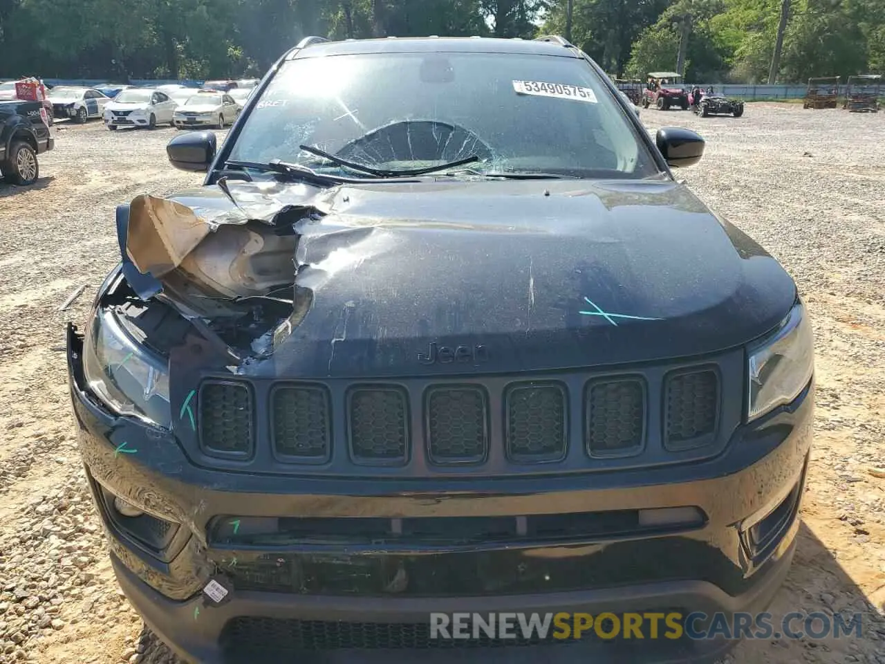 5 Photograph of a damaged car 3C4NJCBB5MT573763 JEEP COMPASS 2021