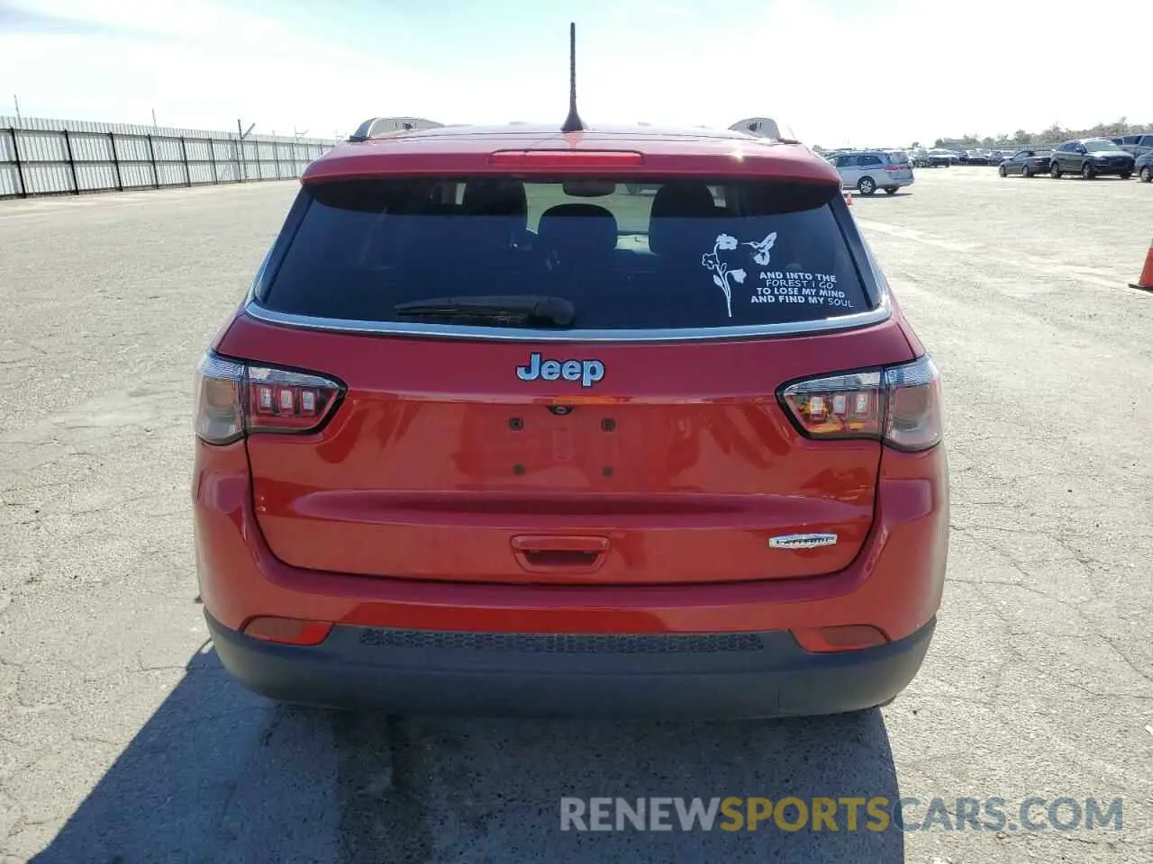 6 Photograph of a damaged car 3C4NJCBB6MT553134 JEEP COMPASS 2021
