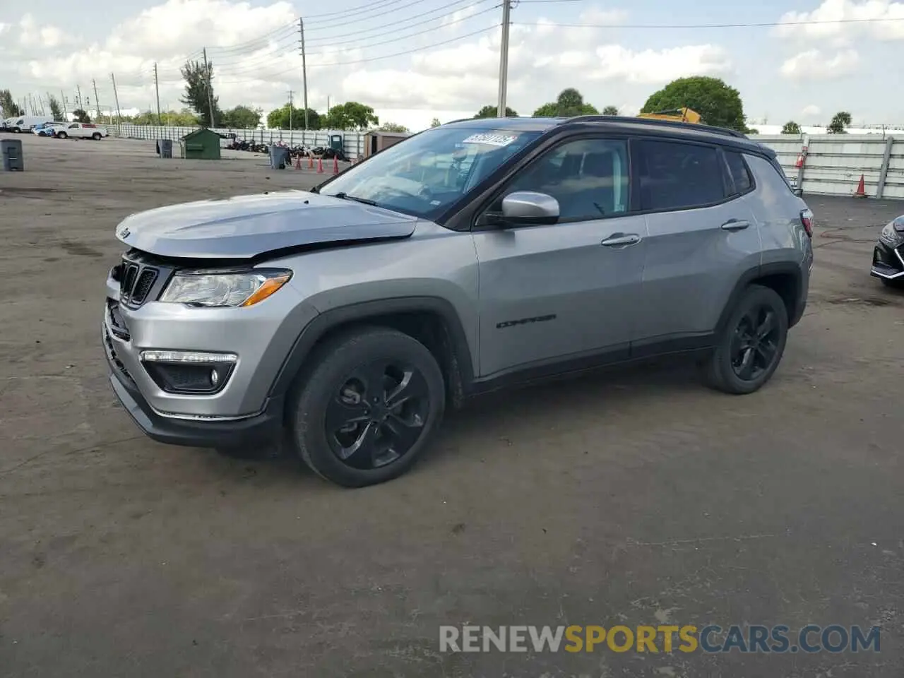 1 Photograph of a damaged car 3C4NJCBB7MT509188 JEEP COMPASS 2021