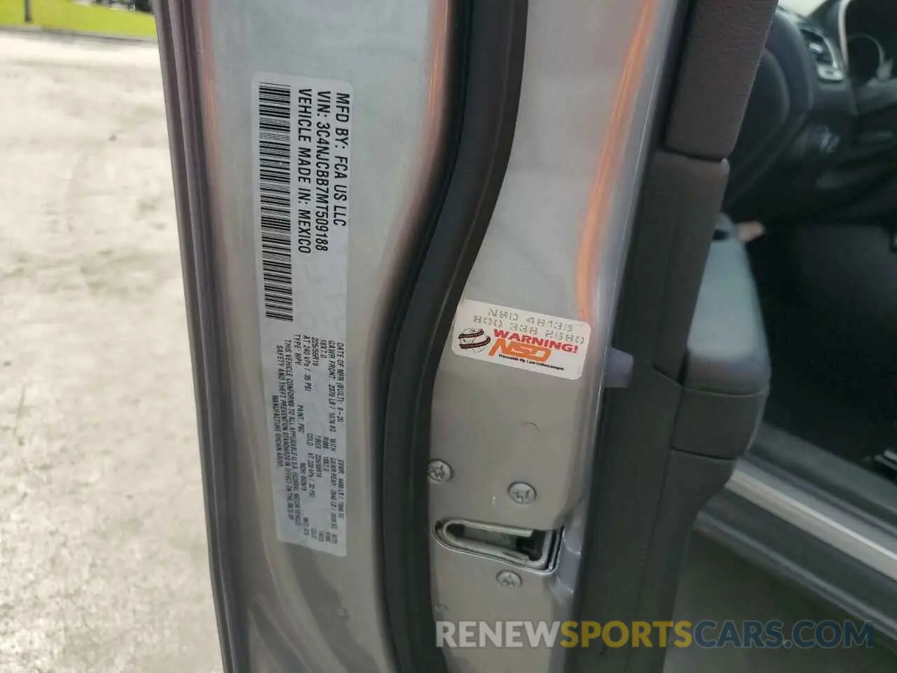 12 Photograph of a damaged car 3C4NJCBB7MT509188 JEEP COMPASS 2021