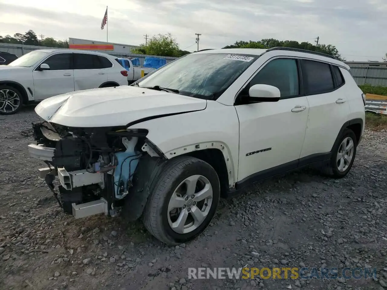 1 Photograph of a damaged car 3C4NJCBB7MT510051 JEEP COMPASS 2021