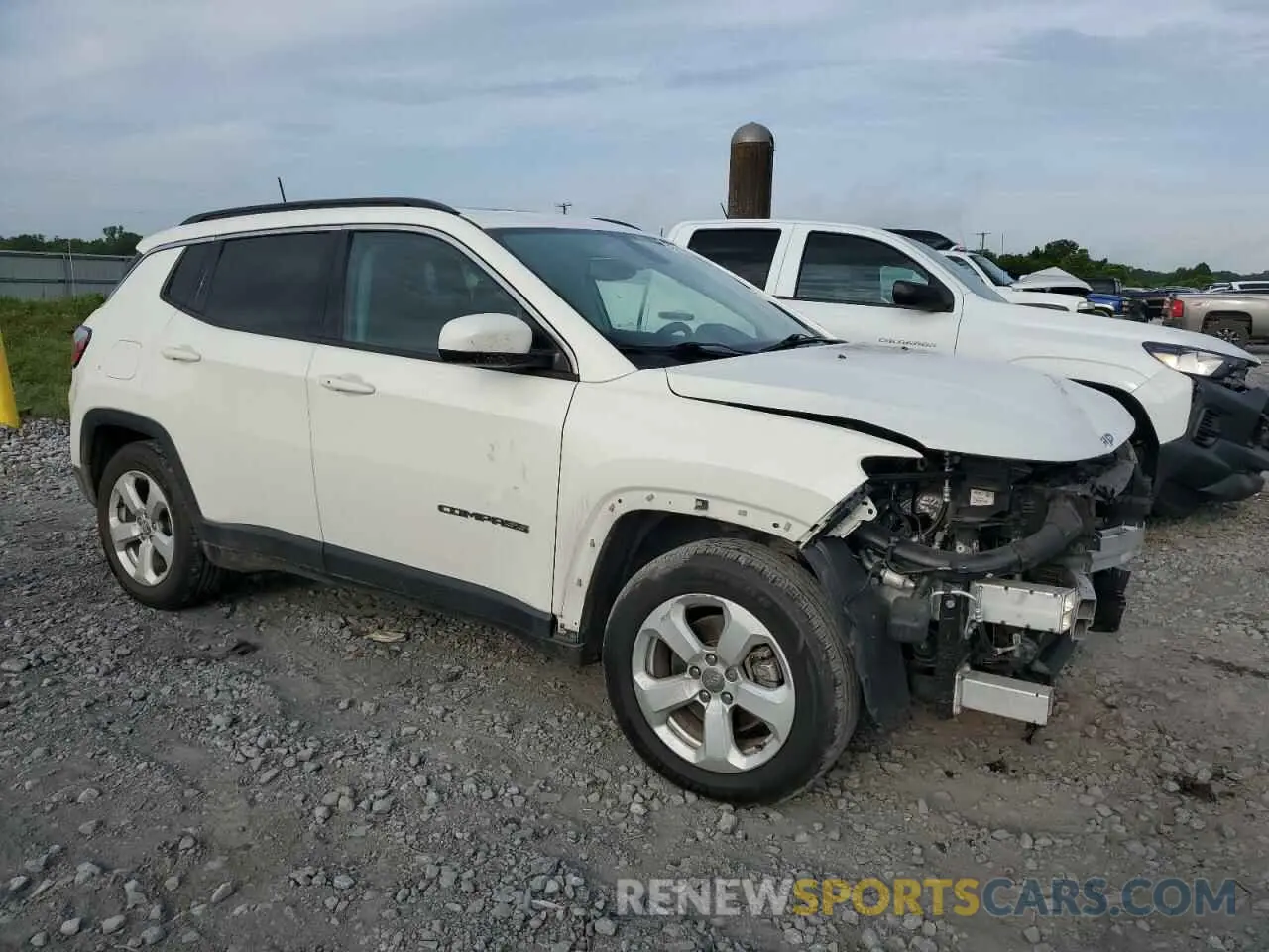 4 Photograph of a damaged car 3C4NJCBB7MT510051 JEEP COMPASS 2021