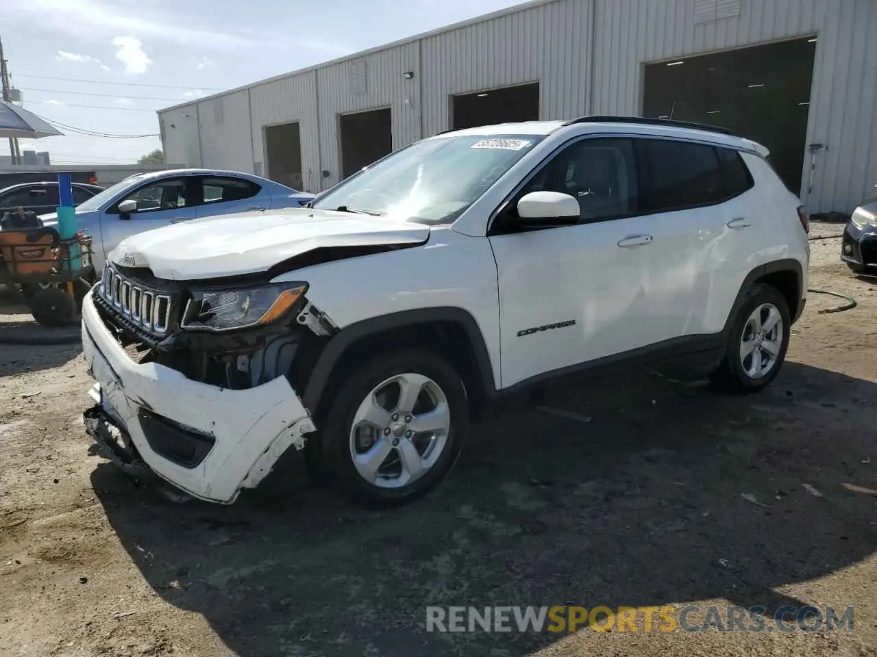 1 Photograph of a damaged car 3C4NJCBB7MT510177 JEEP COMPASS 2021