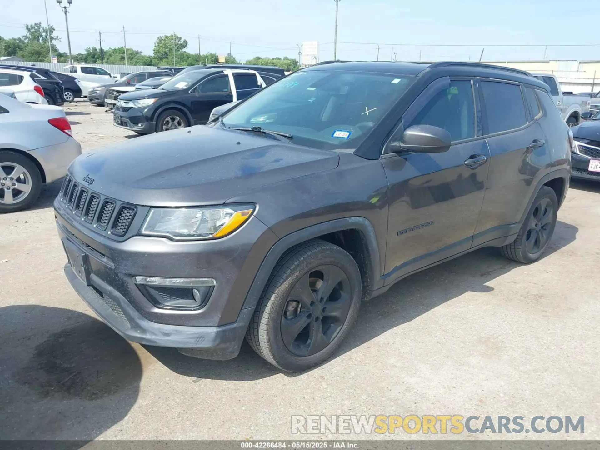 2 Photograph of a damaged car 3C4NJCBB7MT527321 JEEP COMPASS 2021