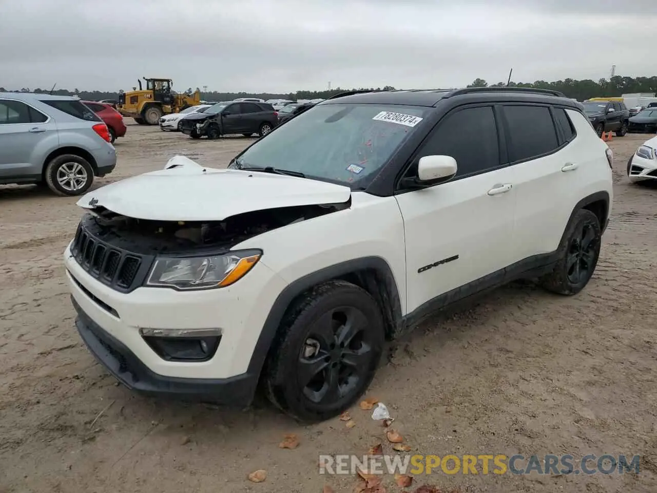 1 Photograph of a damaged car 3C4NJCBB7MT560884 JEEP COMPASS 2021