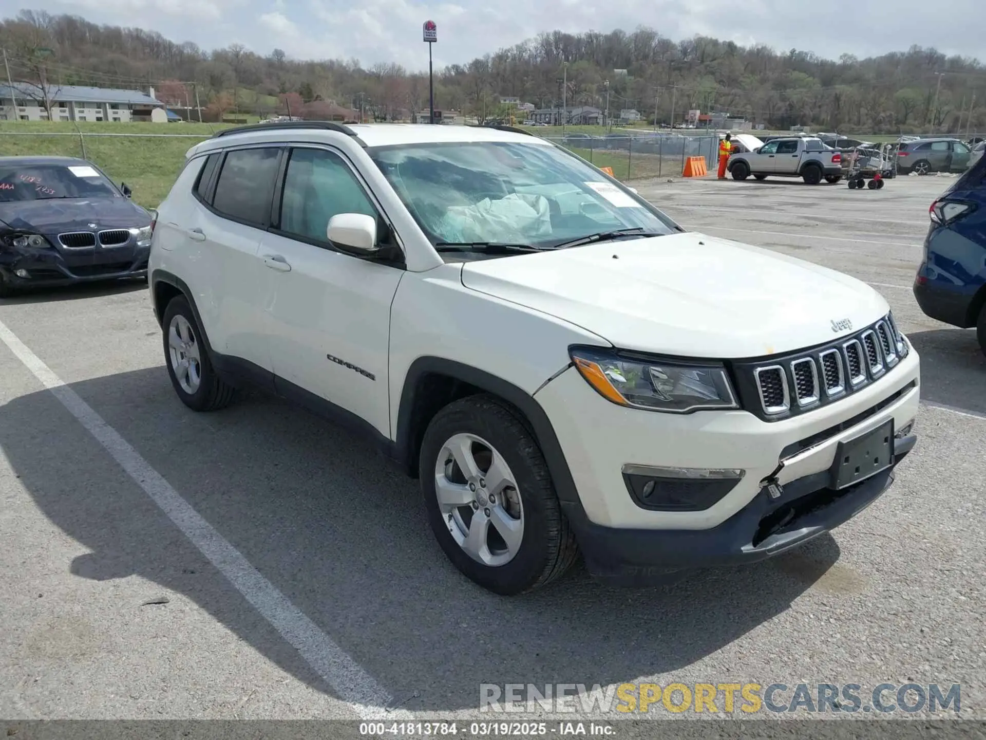 1 Photograph of a damaged car 3C4NJCBB7MT580777 JEEP COMPASS 2021