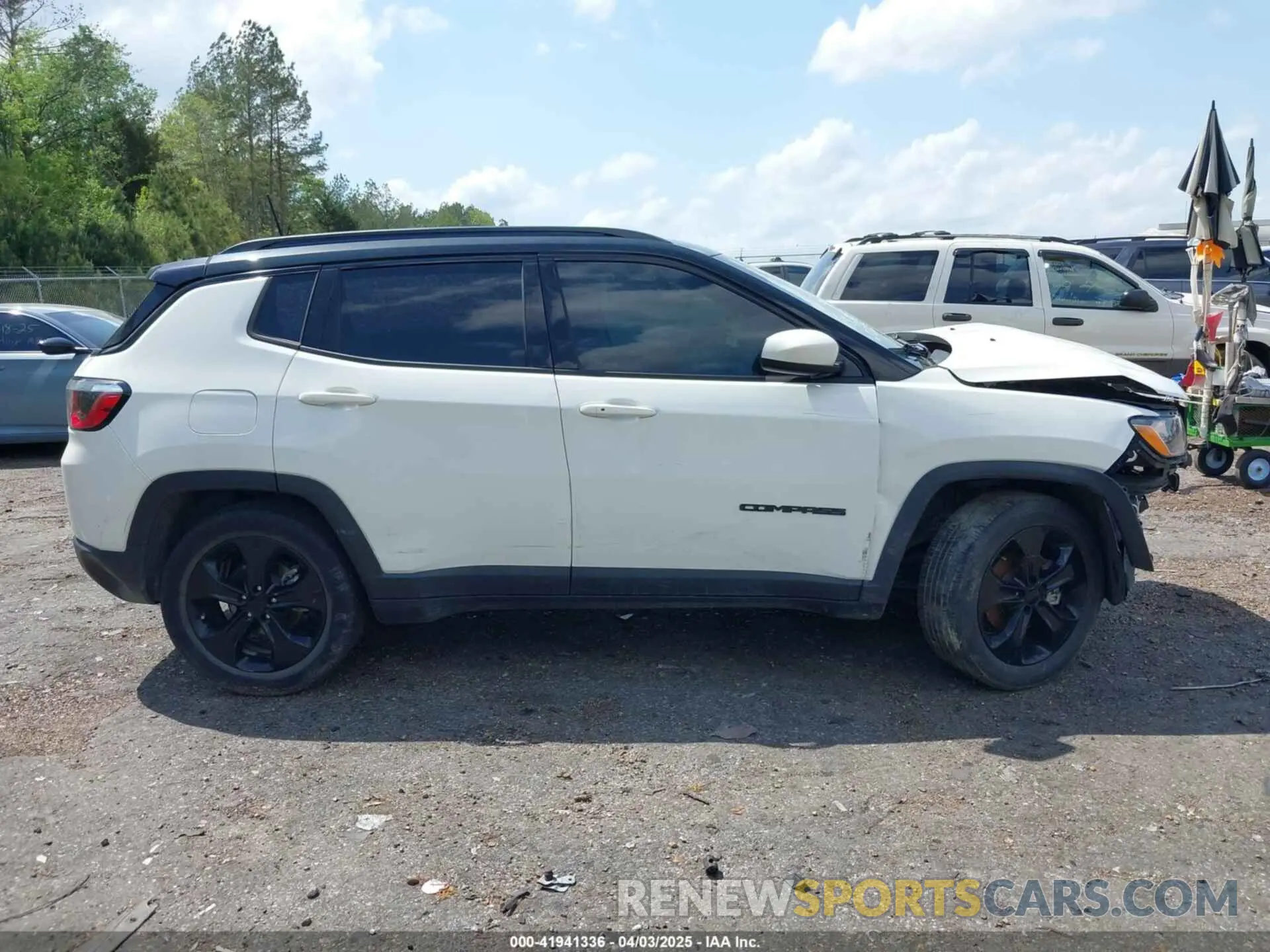 13 Photograph of a damaged car 3C4NJCBB8MT531586 JEEP COMPASS 2021