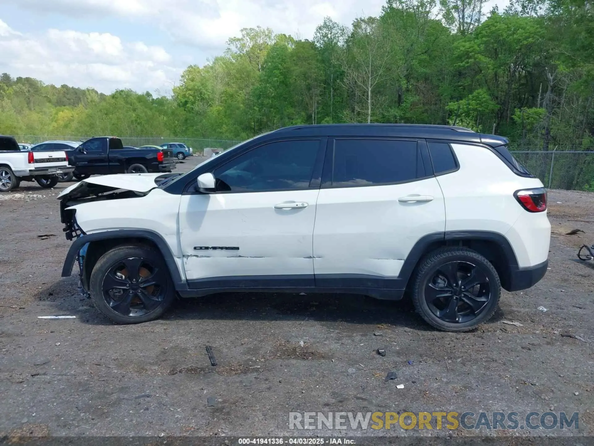 14 Photograph of a damaged car 3C4NJCBB8MT531586 JEEP COMPASS 2021