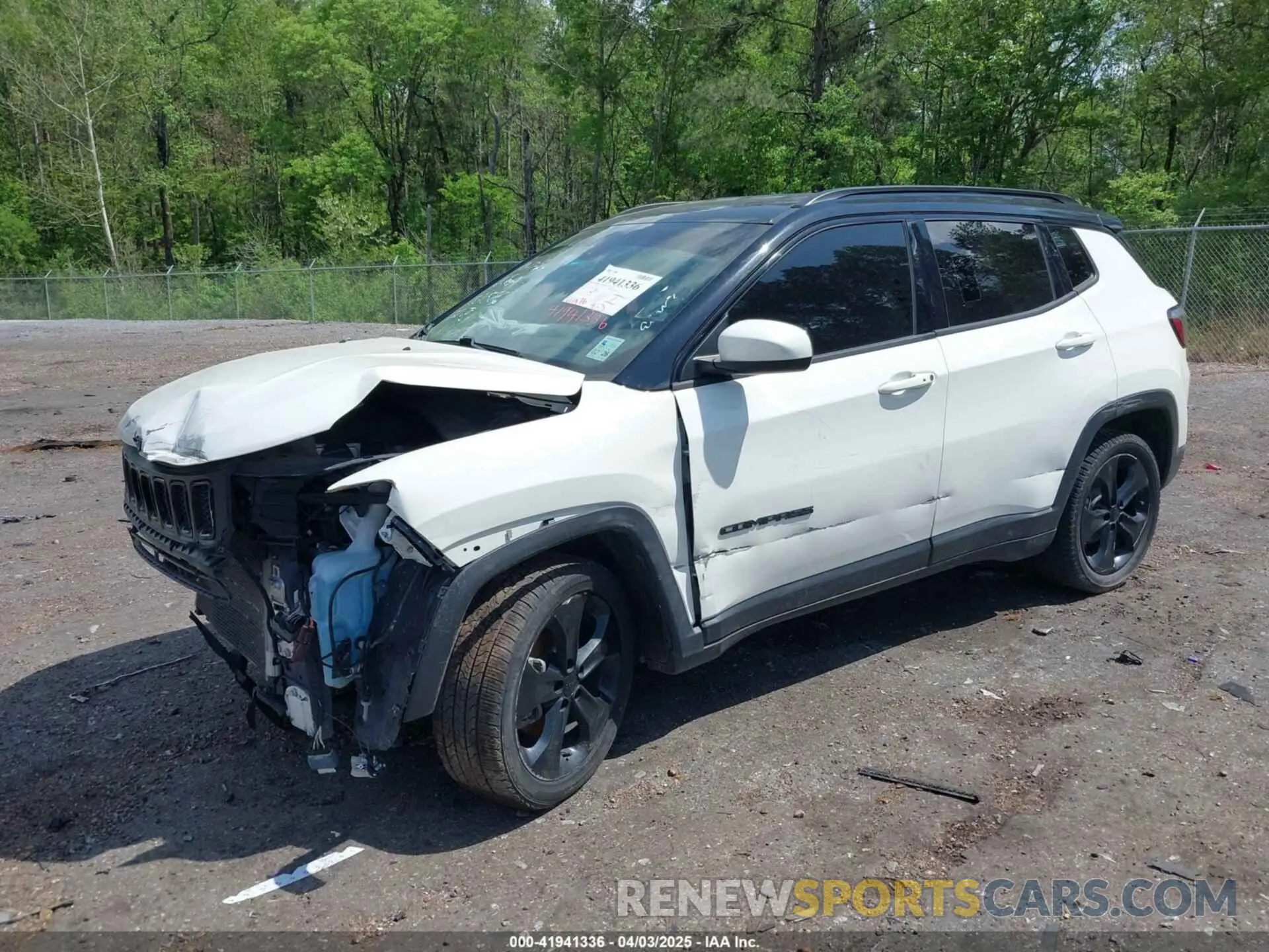 2 Photograph of a damaged car 3C4NJCBB8MT531586 JEEP COMPASS 2021
