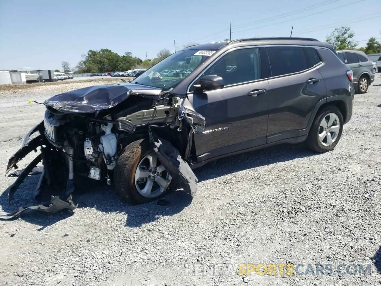 1 Photograph of a damaged car 3C4NJCBB8MT604603 JEEP COMPASS 2021