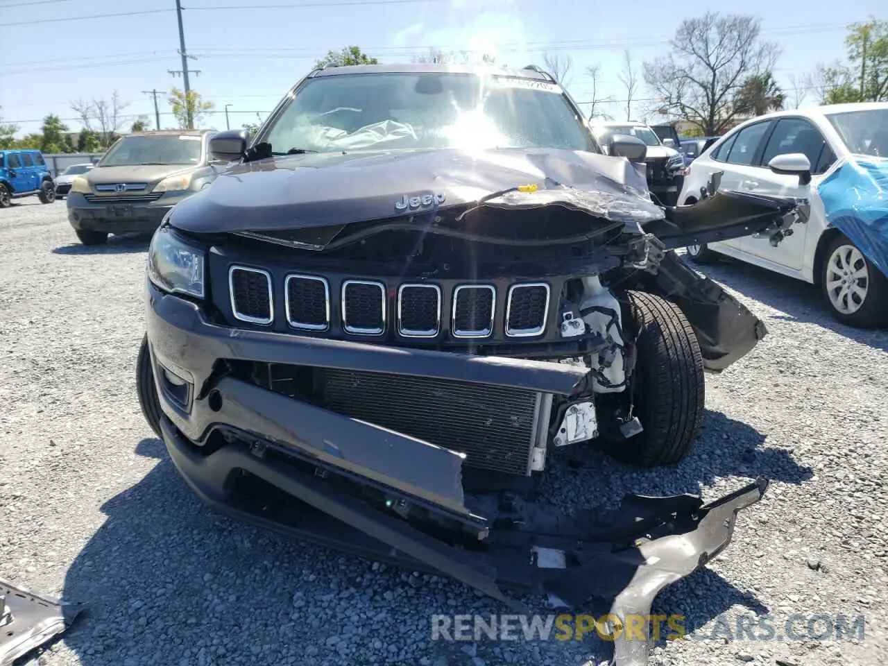 5 Photograph of a damaged car 3C4NJCBB8MT604603 JEEP COMPASS 2021