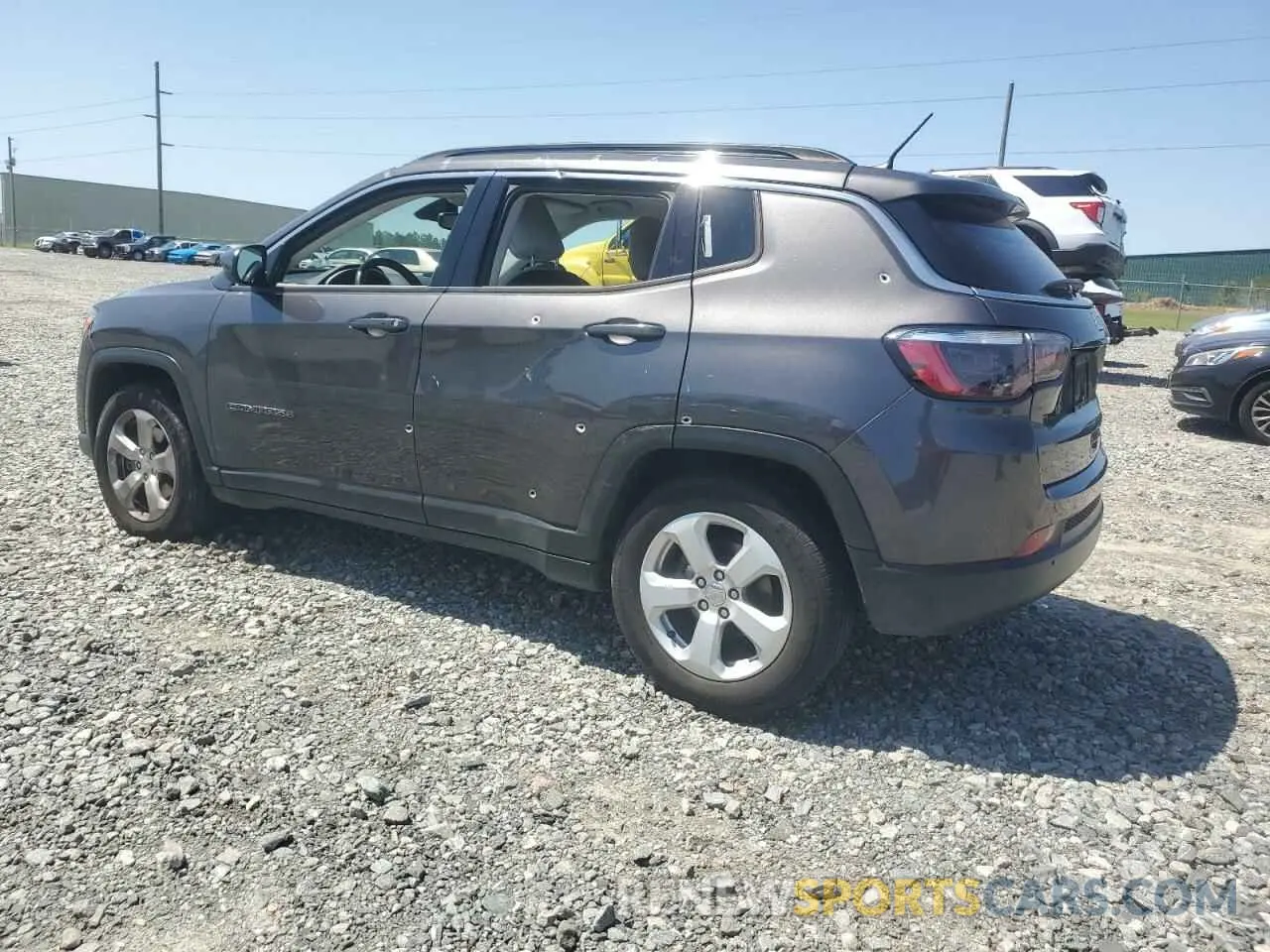 2 Photograph of a damaged car 3C4NJCBB9MT538952 JEEP COMPASS 2021
