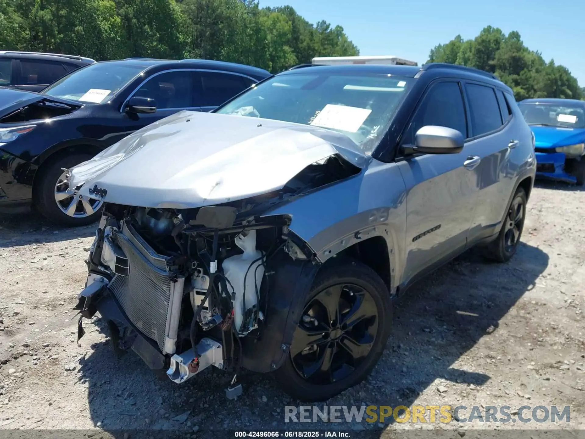 2 Photograph of a damaged car 3C4NJCBBXMT532335 JEEP COMPASS 2021