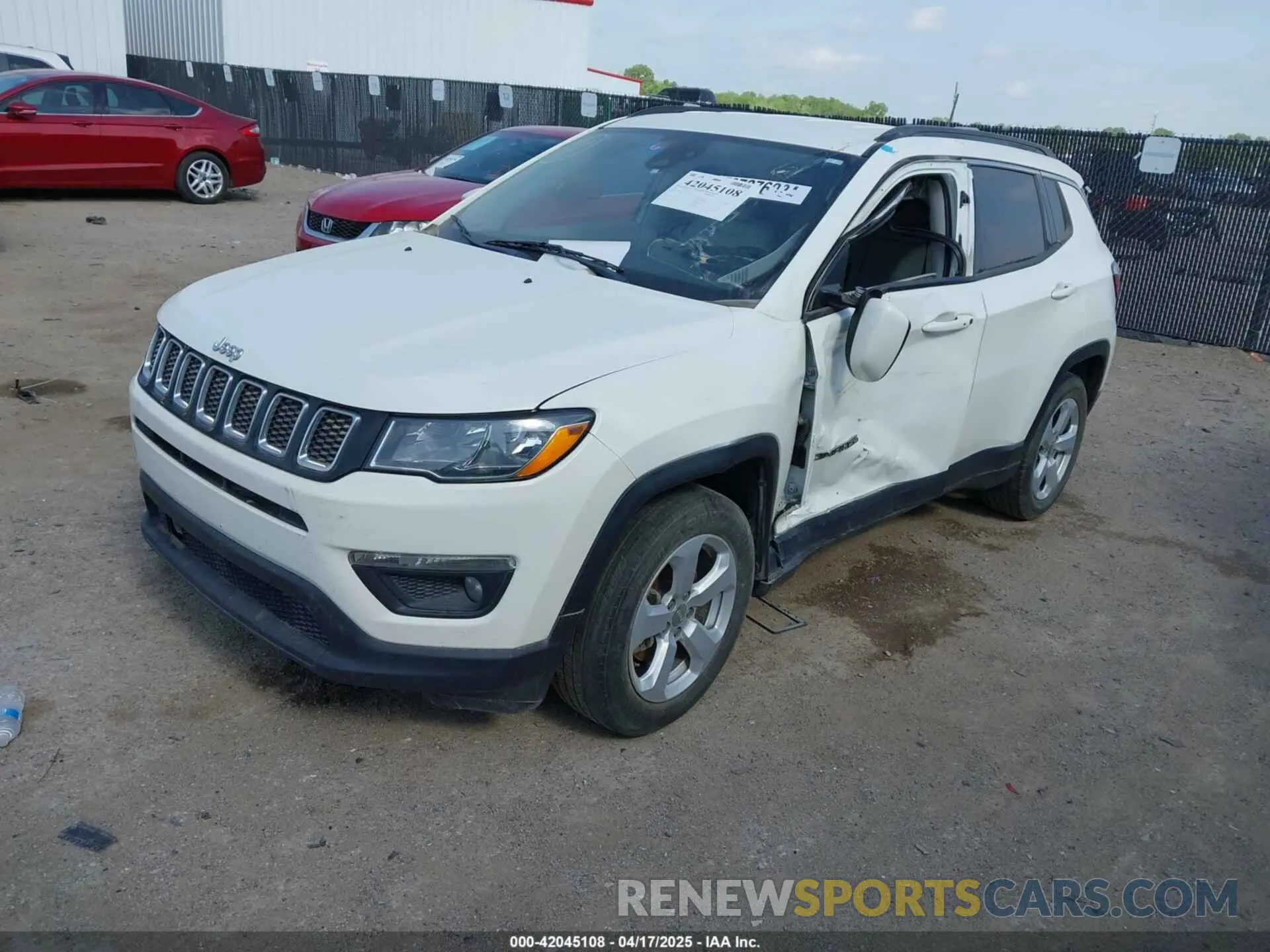 2 Photograph of a damaged car 3C4NJCBBXMT563942 JEEP COMPASS 2021
