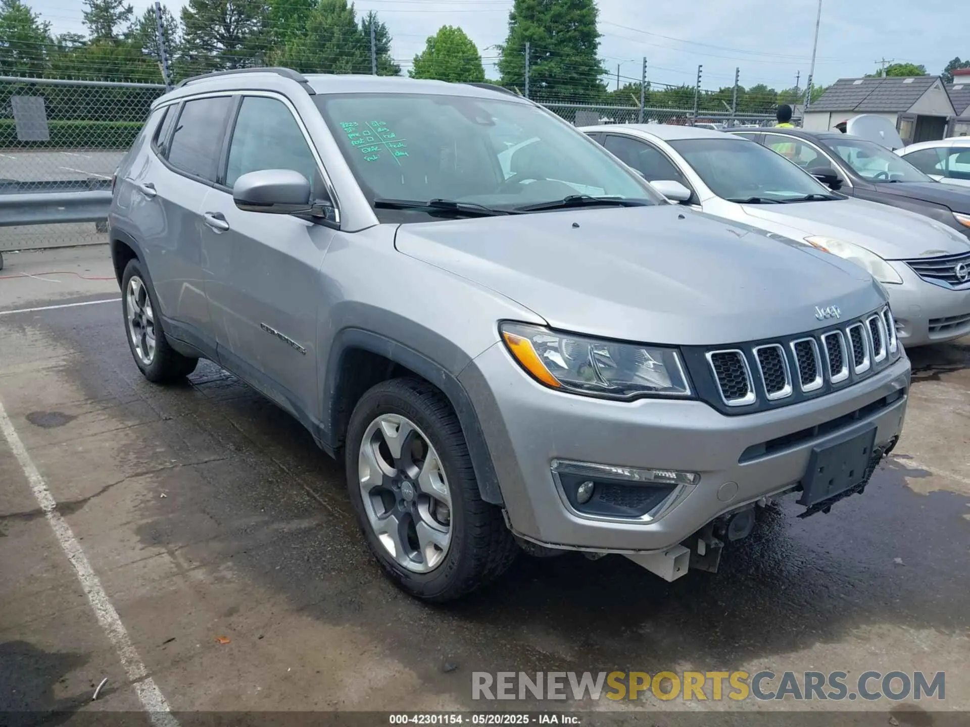 1 Photograph of a damaged car 3C4NJCCB0MT573569 JEEP COMPASS 2021