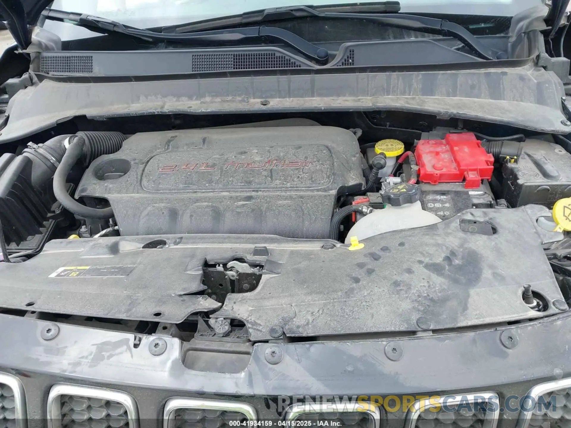 10 Photograph of a damaged car 3C4NJCCB1MT581406 JEEP COMPASS 2021