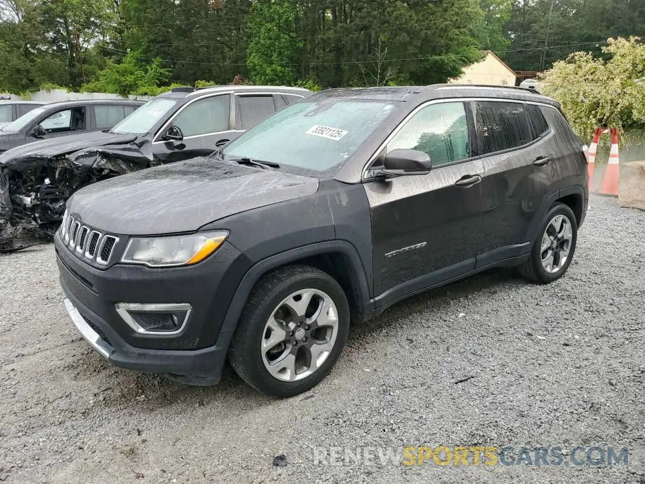 1 Photograph of a damaged car 3C4NJCCB3MT514239 JEEP COMPASS 2021