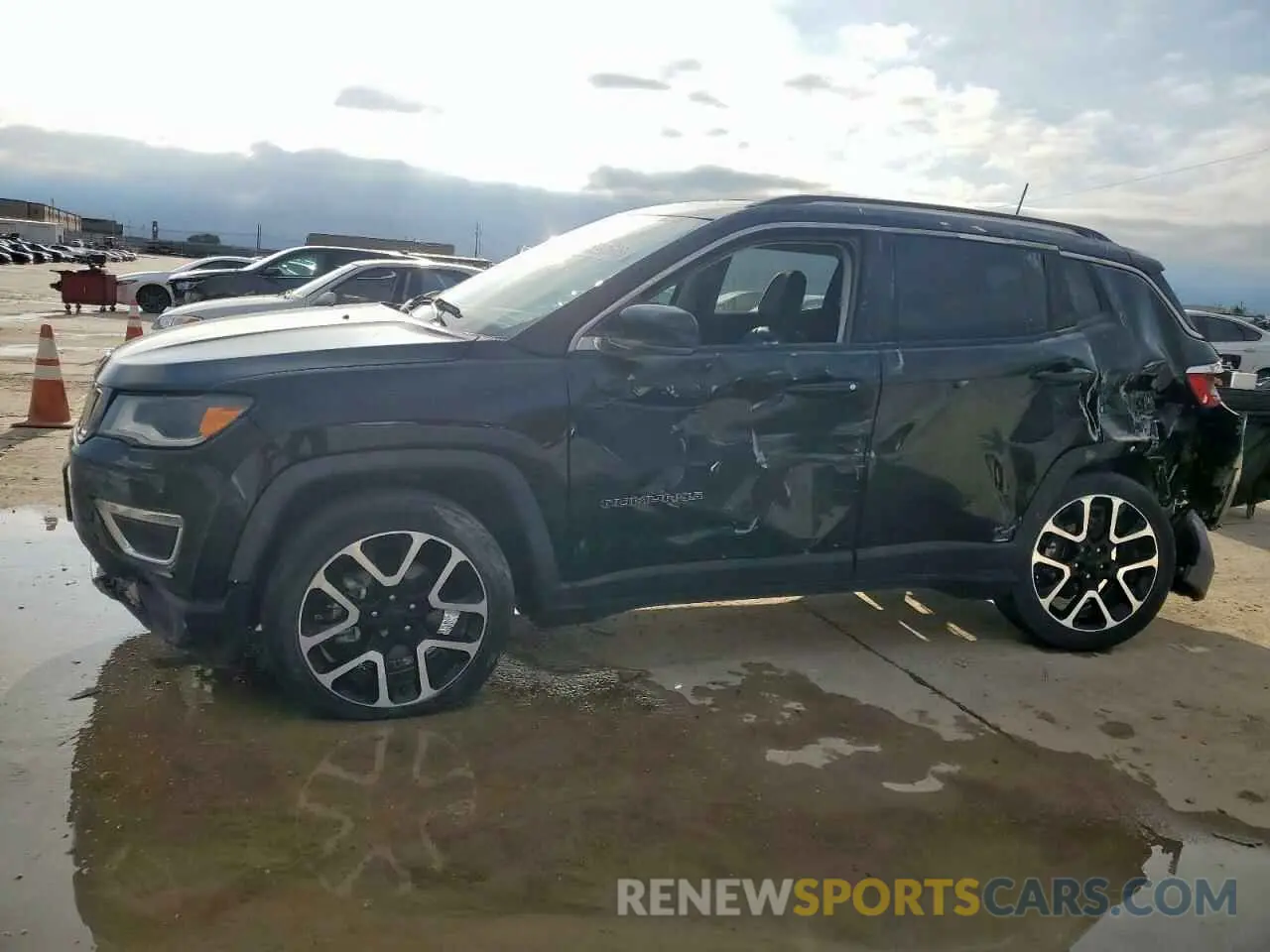1 Photograph of a damaged car 3C4NJCCB4MT510894 JEEP COMPASS 2021