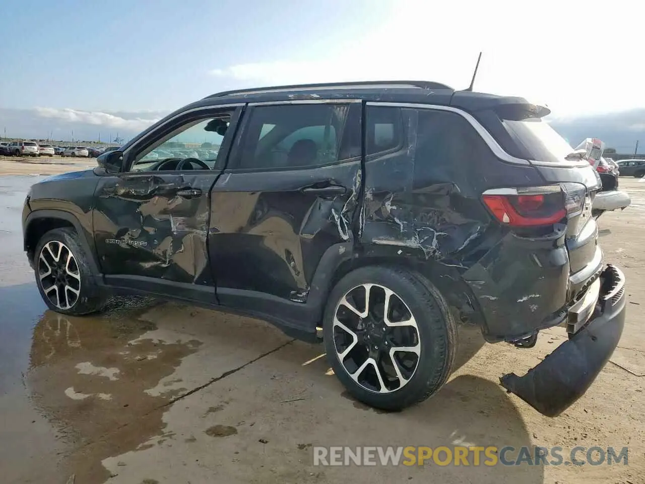 2 Photograph of a damaged car 3C4NJCCB4MT510894 JEEP COMPASS 2021