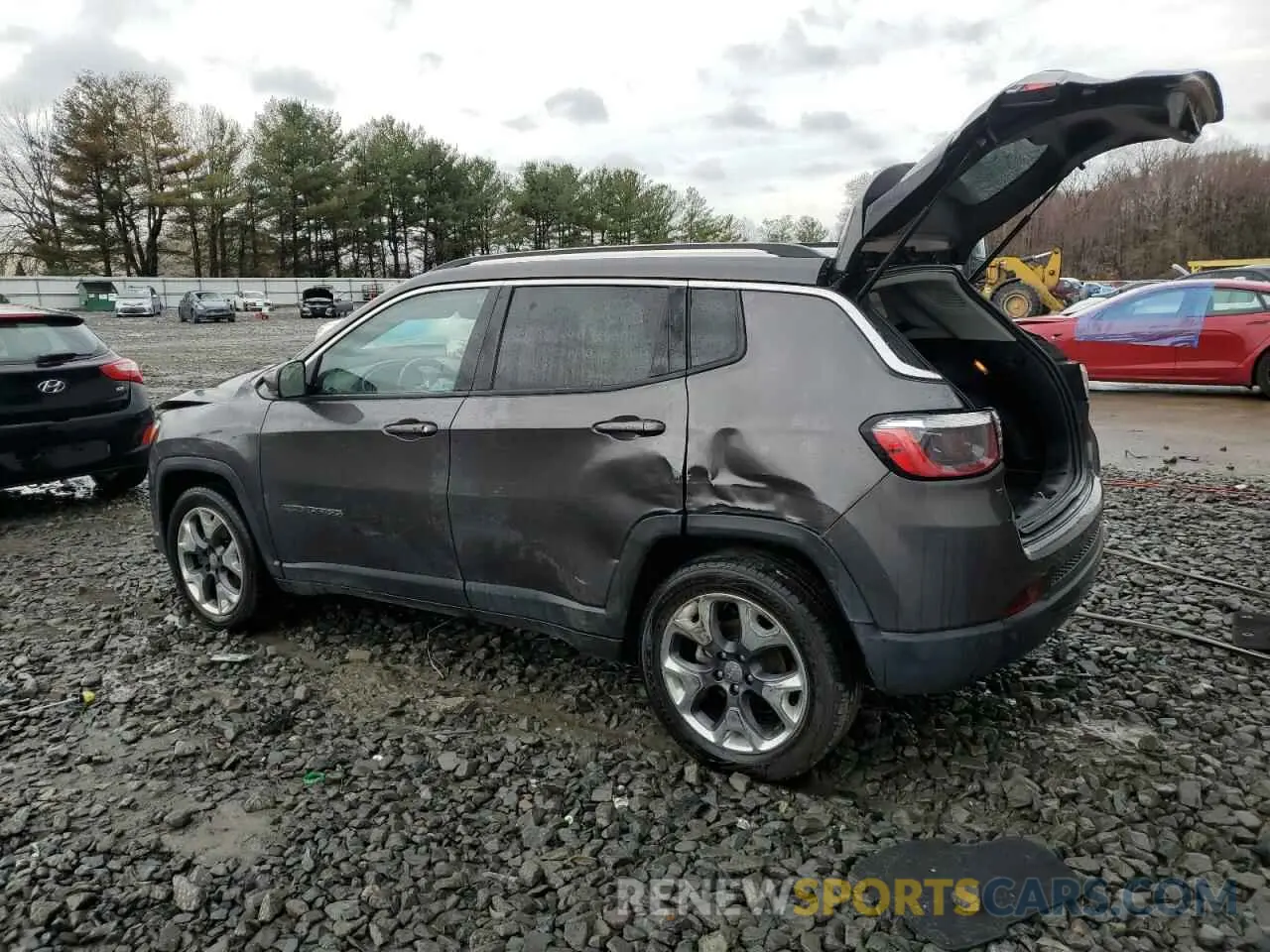2 Photograph of a damaged car 3C4NJCCB5MT526425 JEEP COMPASS 2021