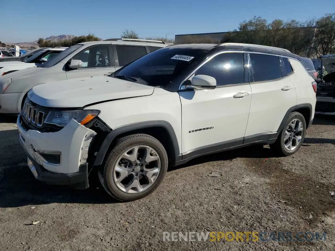 1 Photograph of a damaged car 3C4NJCCB5MT545637 JEEP COMPASS 2021