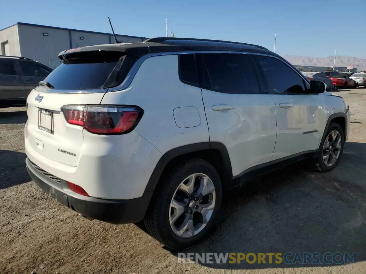 3 Photograph of a damaged car 3C4NJCCB5MT545637 JEEP COMPASS 2021