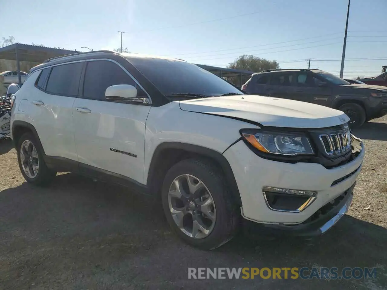 4 Photograph of a damaged car 3C4NJCCB5MT545637 JEEP COMPASS 2021