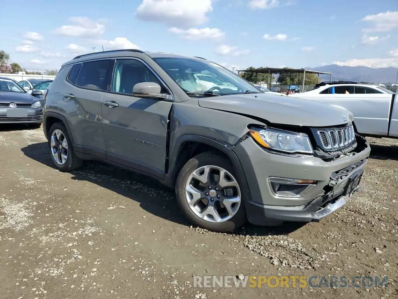 4 Photograph of a damaged car 3C4NJCCB5MT559344 JEEP COMPASS 2021