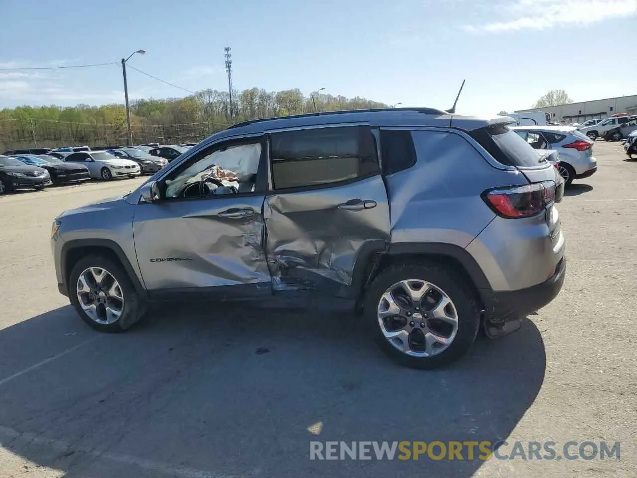 2 Photograph of a damaged car 3C4NJCCB9MT531448 JEEP COMPASS 2021