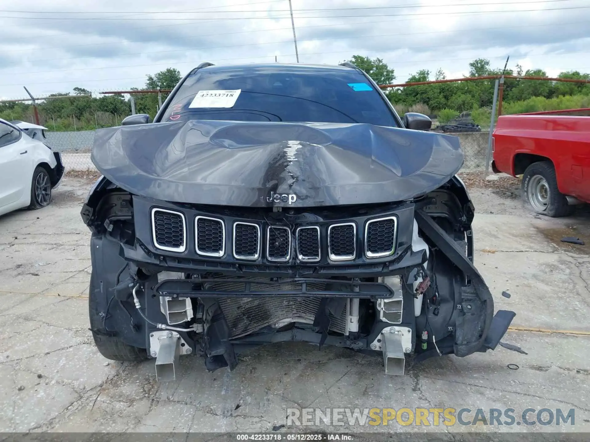 13 Photograph of a damaged car 3C4NJCCB9MT573621 JEEP COMPASS 2021