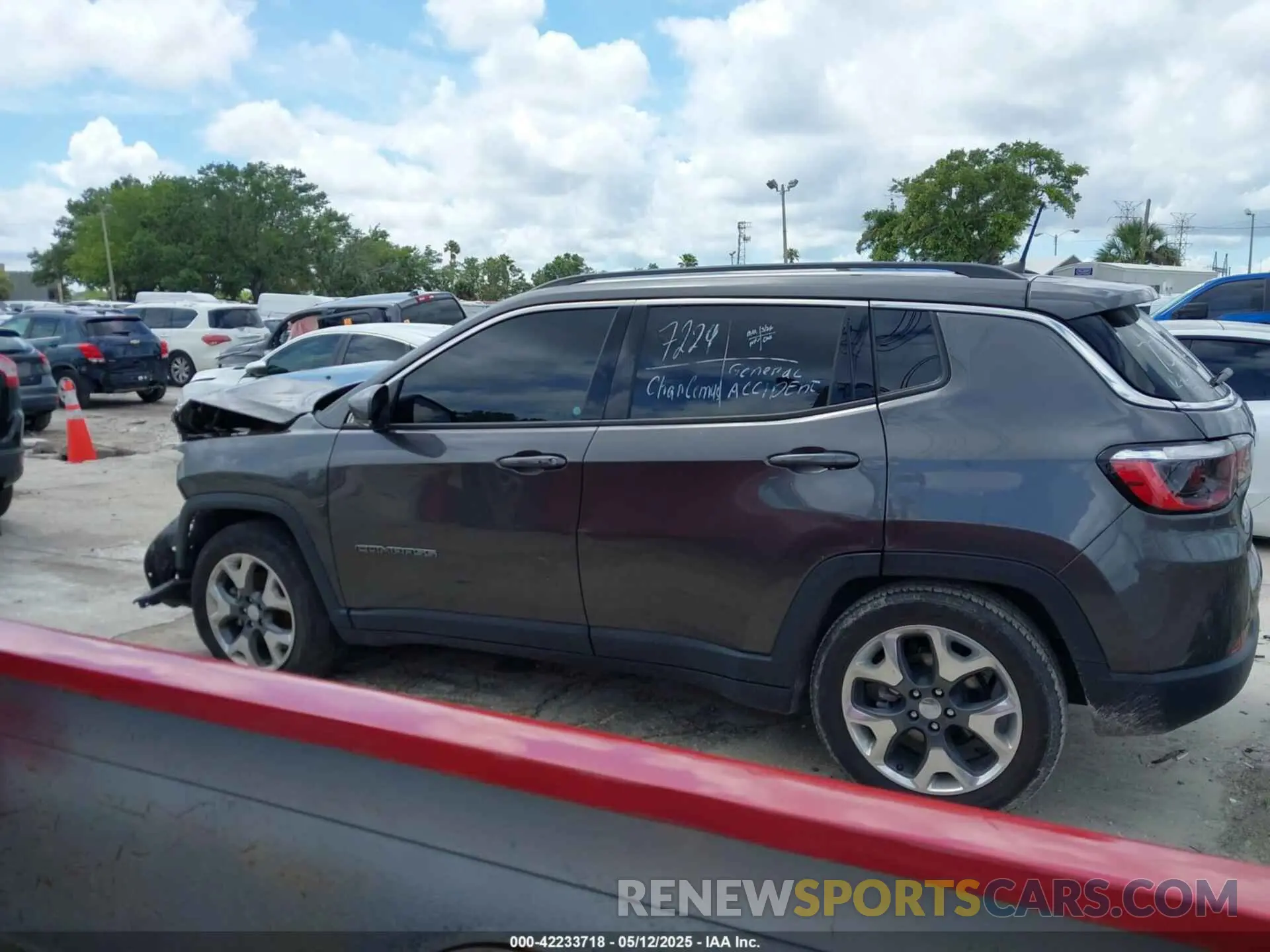 15 Photograph of a damaged car 3C4NJCCB9MT573621 JEEP COMPASS 2021