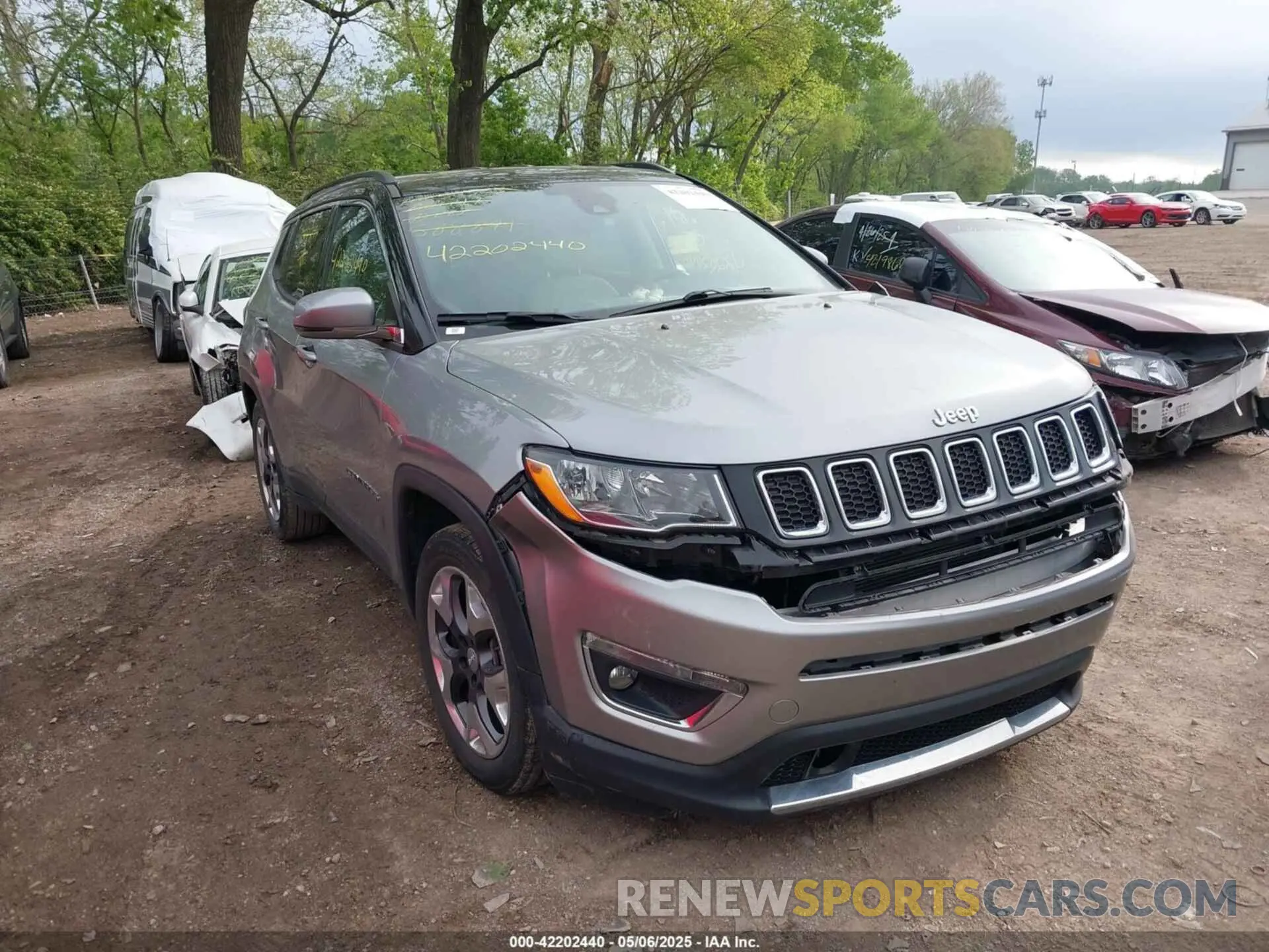 1 Photograph of a damaged car 3C4NJCCB9MT588894 JEEP COMPASS 2021