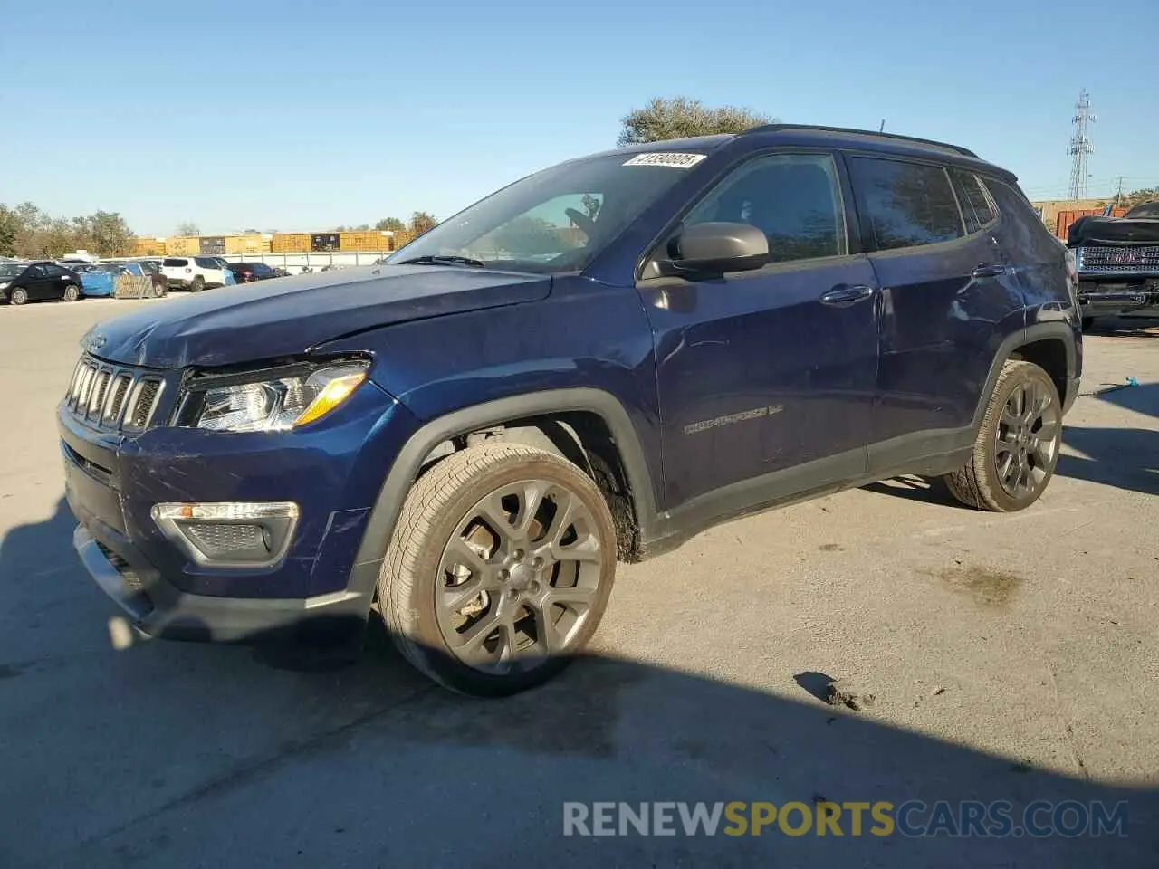 1 Photograph of a damaged car 3C4NJCEB2MT604012 JEEP COMPASS 2021