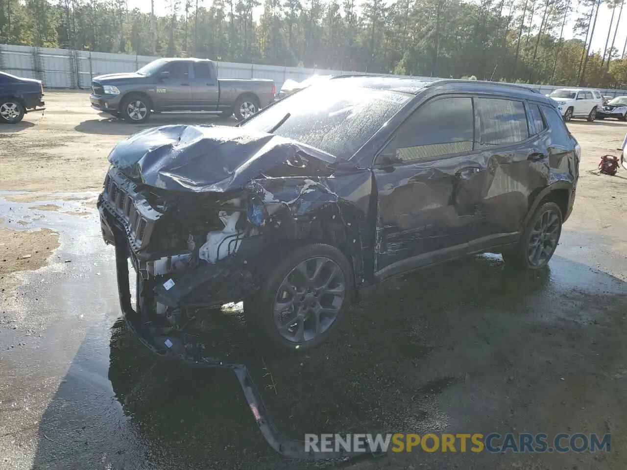 1 Photograph of a damaged car 3C4NJCEB4MT531712 JEEP COMPASS 2021