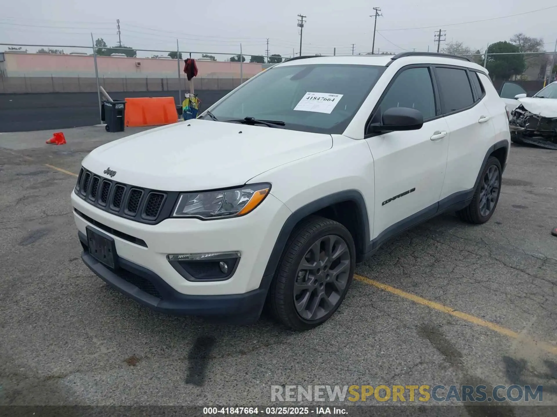 2 Photograph of a damaged car 3C4NJCEB4MT577055 JEEP COMPASS 2021