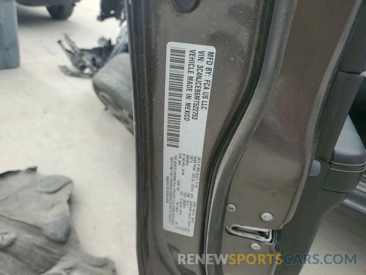 12 Photograph of a damaged car 3C4NJCEB6MT522753 JEEP COMPASS 2021