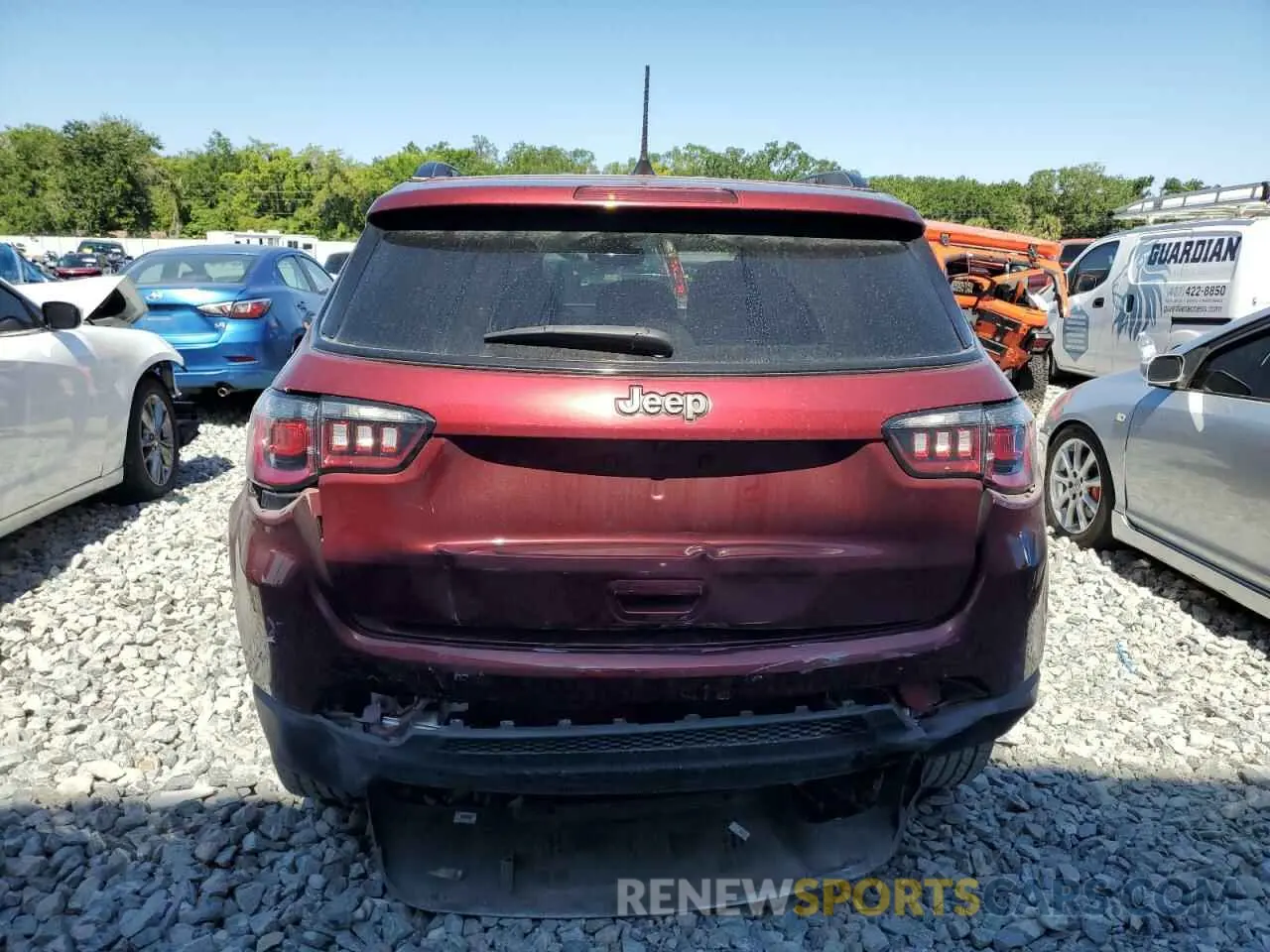 6 Photograph of a damaged car 3C4NJCEB6MT532733 JEEP COMPASS 2021