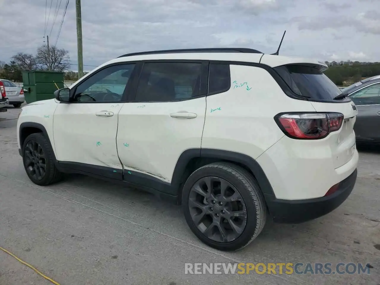 2 Photograph of a damaged car 3C4NJCEB7MT535933 JEEP COMPASS 2021