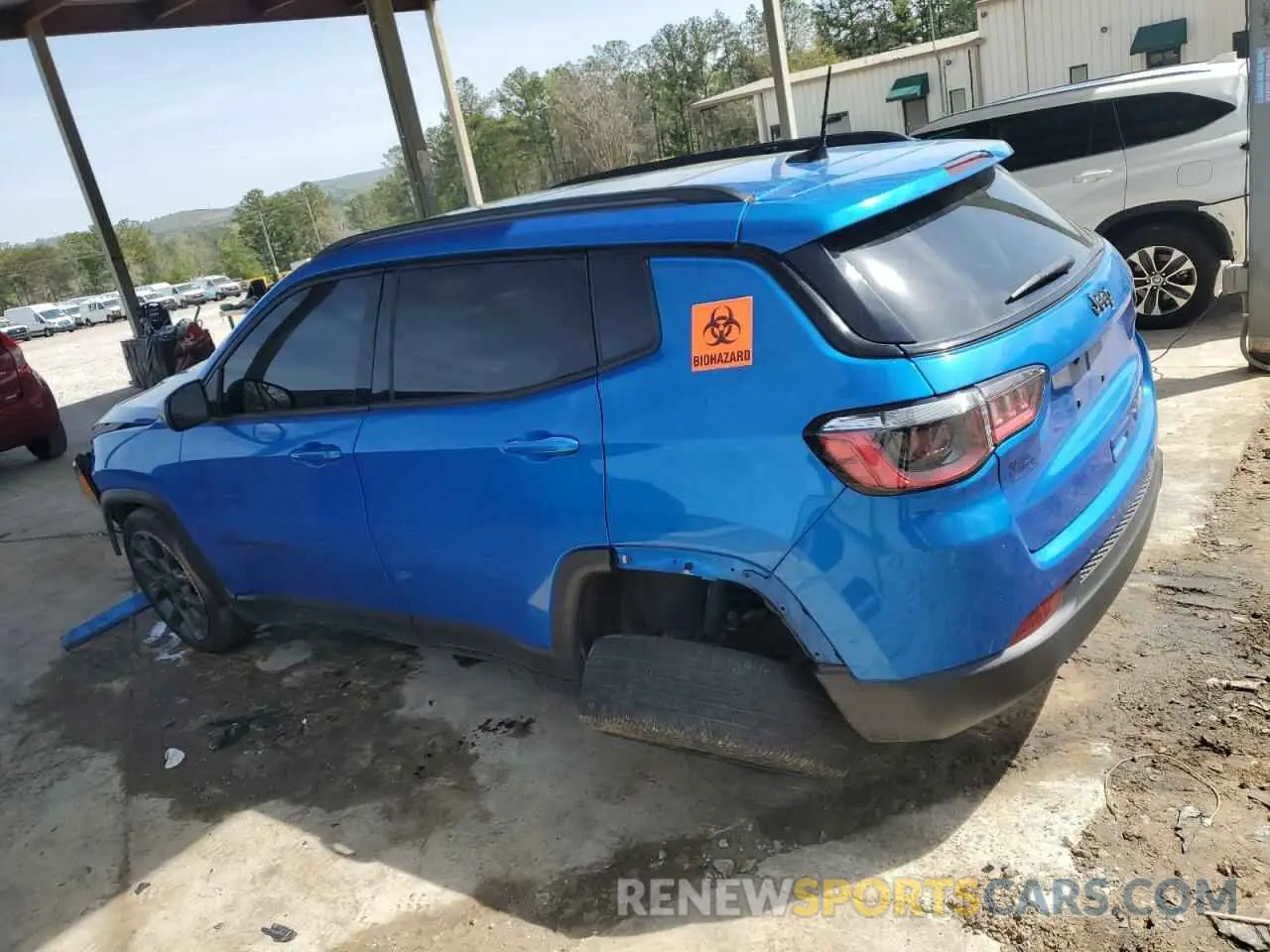 2 Photograph of a damaged car 3C4NJCEB8MT549145 JEEP COMPASS 2021