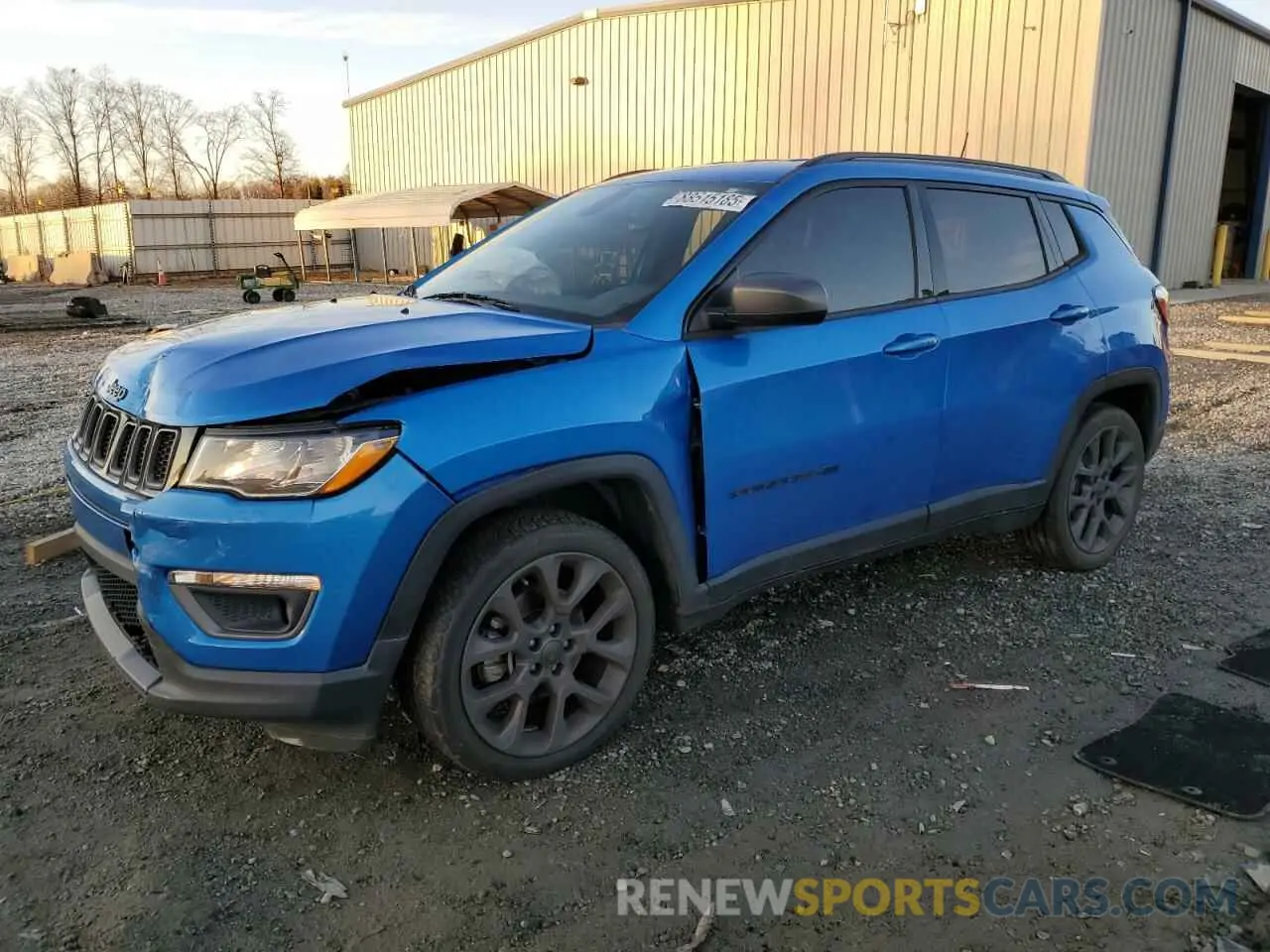 1 Photograph of a damaged car 3C4NJCEB9MT552992 JEEP COMPASS 2021