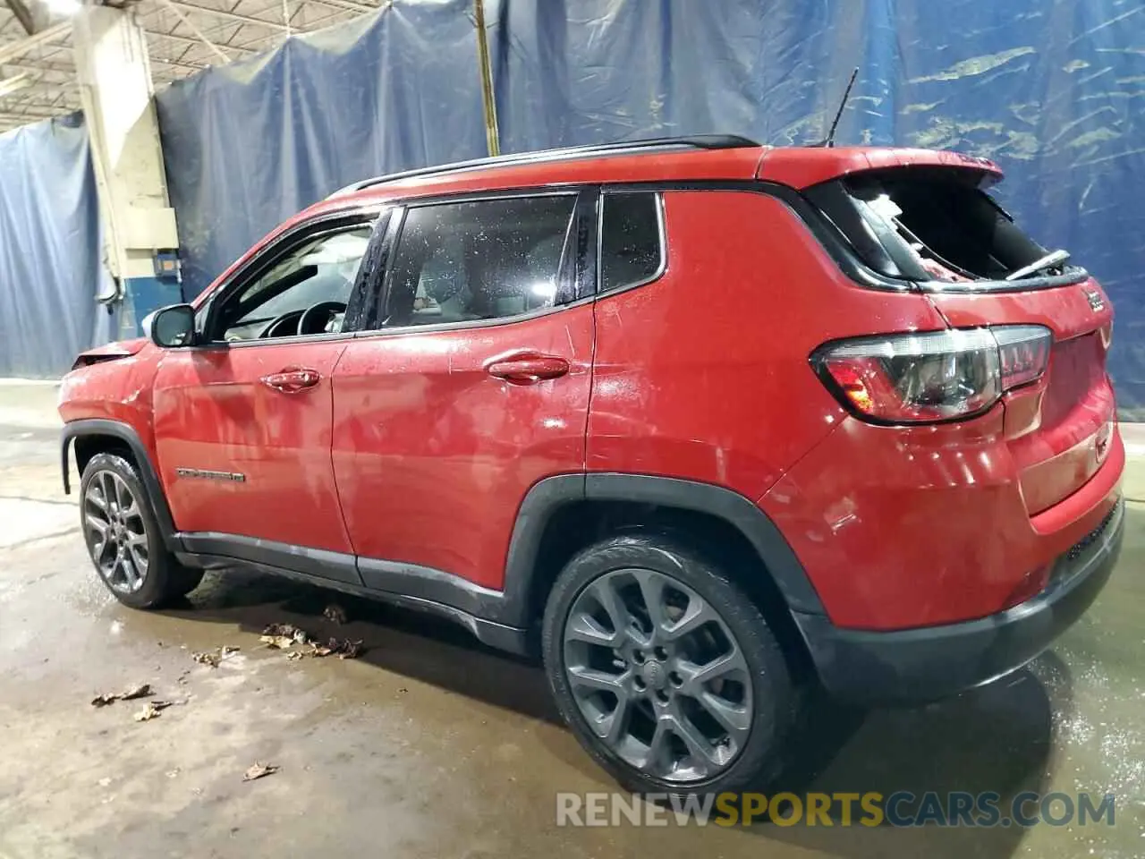 2 Photograph of a damaged car 3C4NJCEBXMT597441 JEEP COMPASS 2021