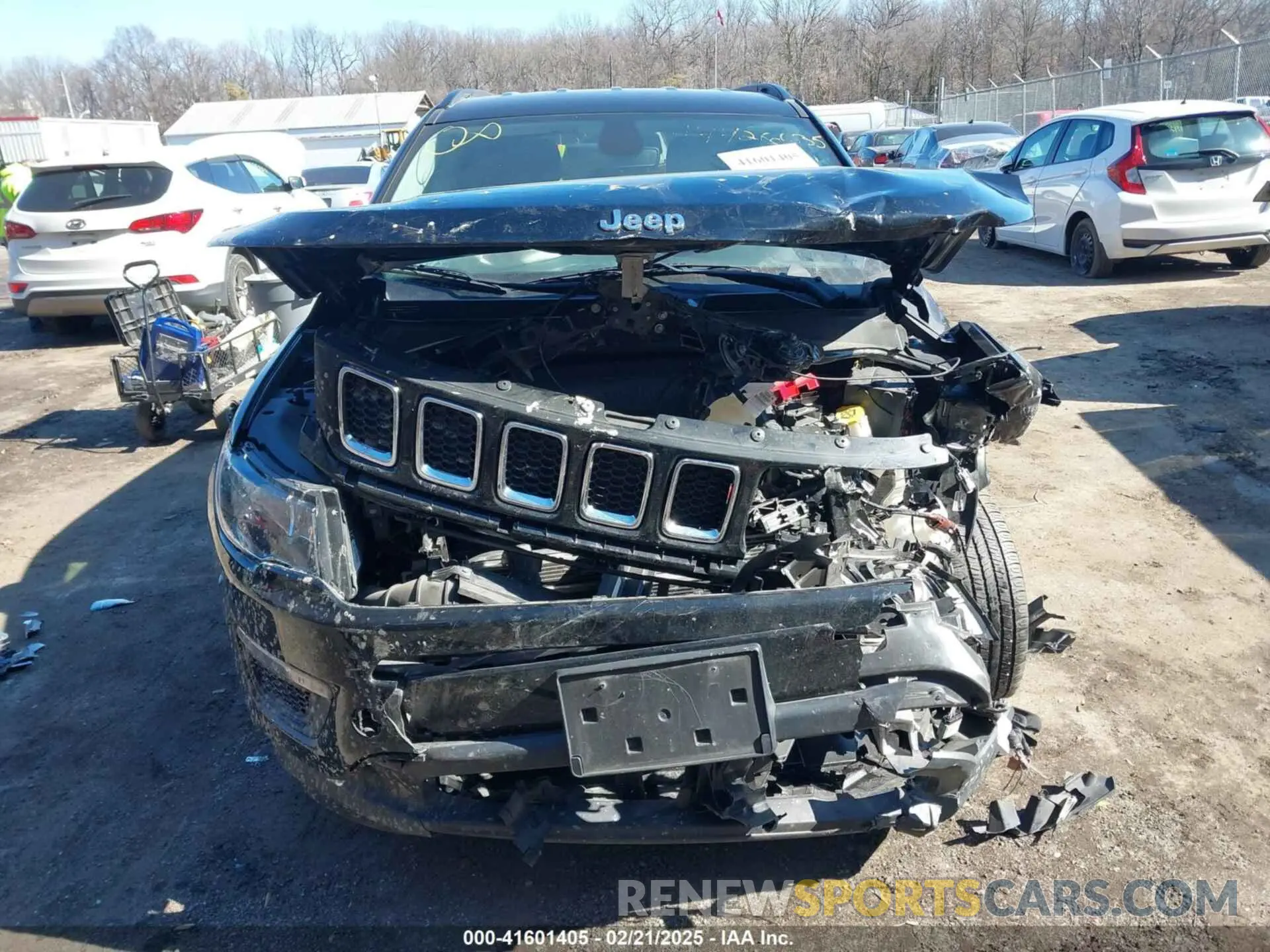 12 Photograph of a damaged car 3C4NJDAB0MT556781 JEEP COMPASS 2021